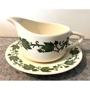 Vintage English Ivy by Royal Creamer and Saucer  #2090